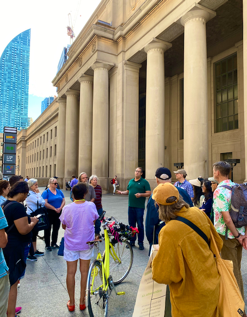 Sean Marshall speaks at Union Station